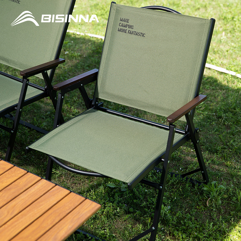 Outdoor Furniture Rocking Chair - BISINNA Outdoor Klappbarer Campingstuhl Tragbarer Lounge-Kit-Stuhl