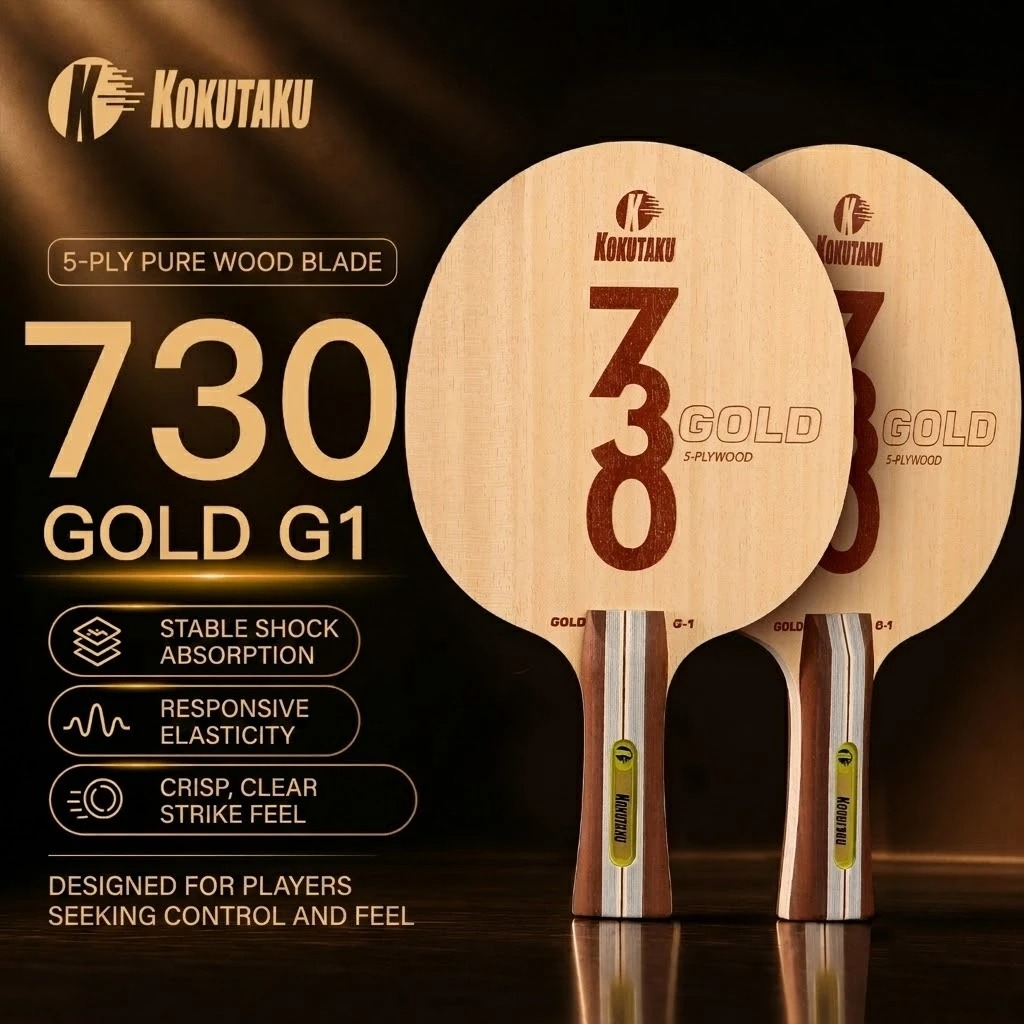 Outdoor Furniture Wood - Kokutaku Tischtennisschläger FL 730 G1 5-Schicht-Holz
