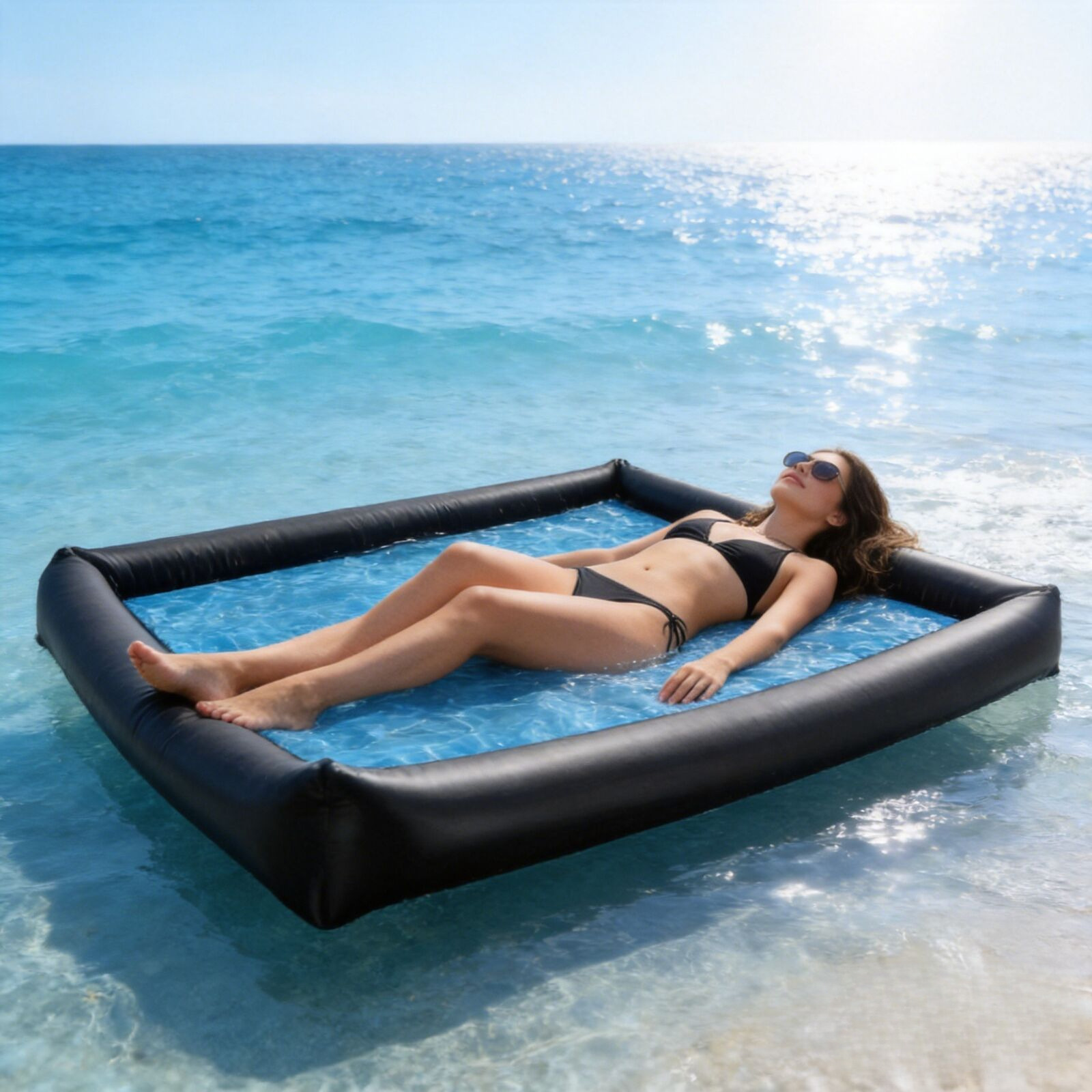 Outdoor Furniture Oil - Wasserdichte PVC-Bettlakenauflage für aufblasbares Wasserbett, Spa,