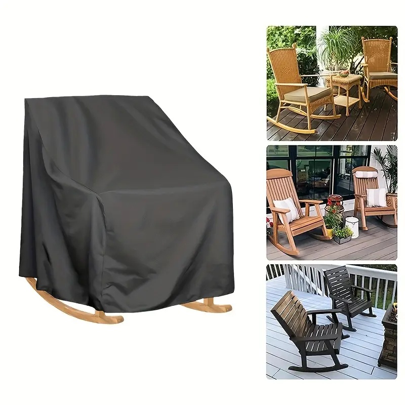 Outdoor Furniture Rocking Chair - Robuster Outdoor-Schaukelstuhlbezug aus Oxford-Stoff – wetterfester