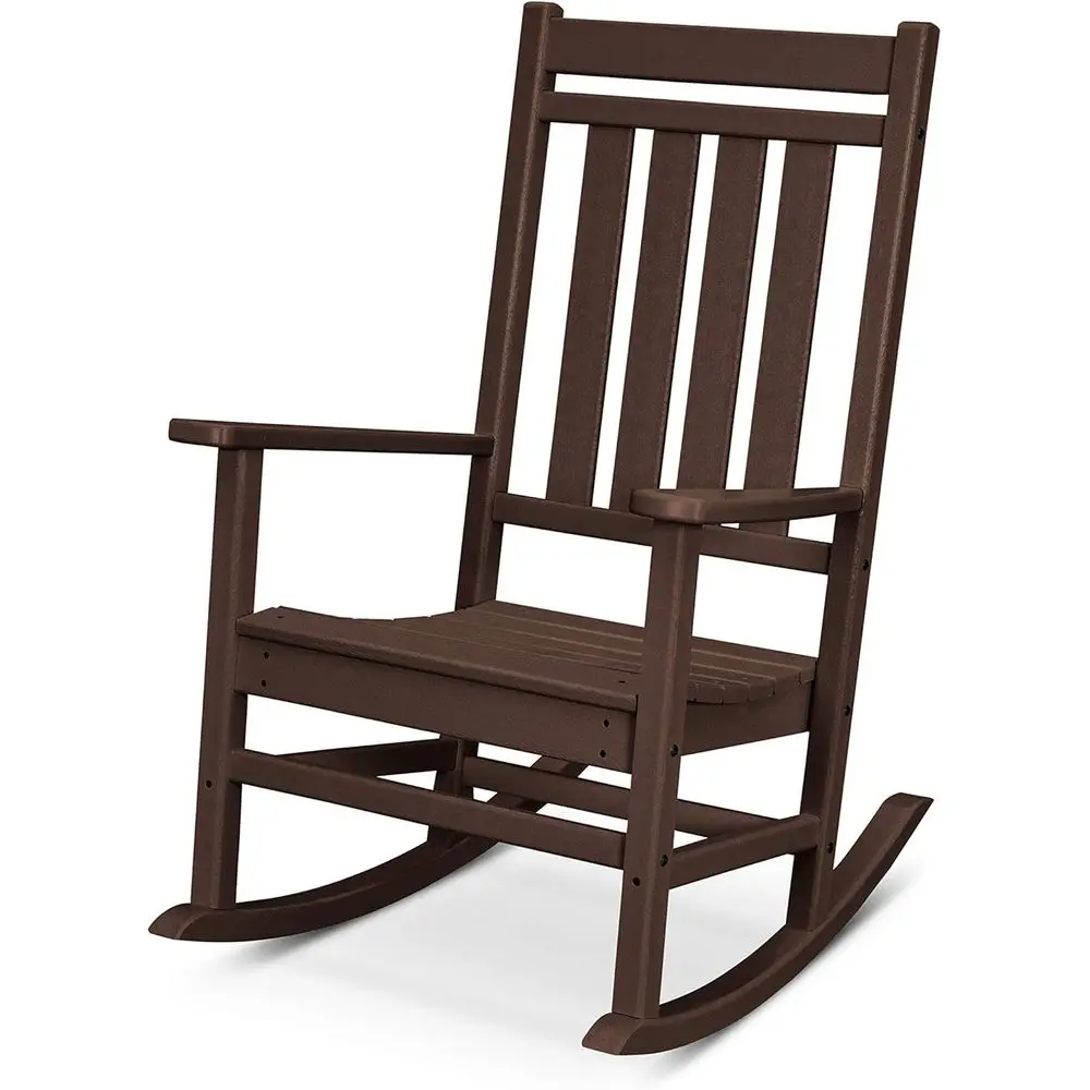 Outdoor Furniture Rocking Chair - Klassischer Outdoor-Schaukelstuhl, Traditionelle HDPE-Terrassenmöbel, Garten-Sitzgelegenheit