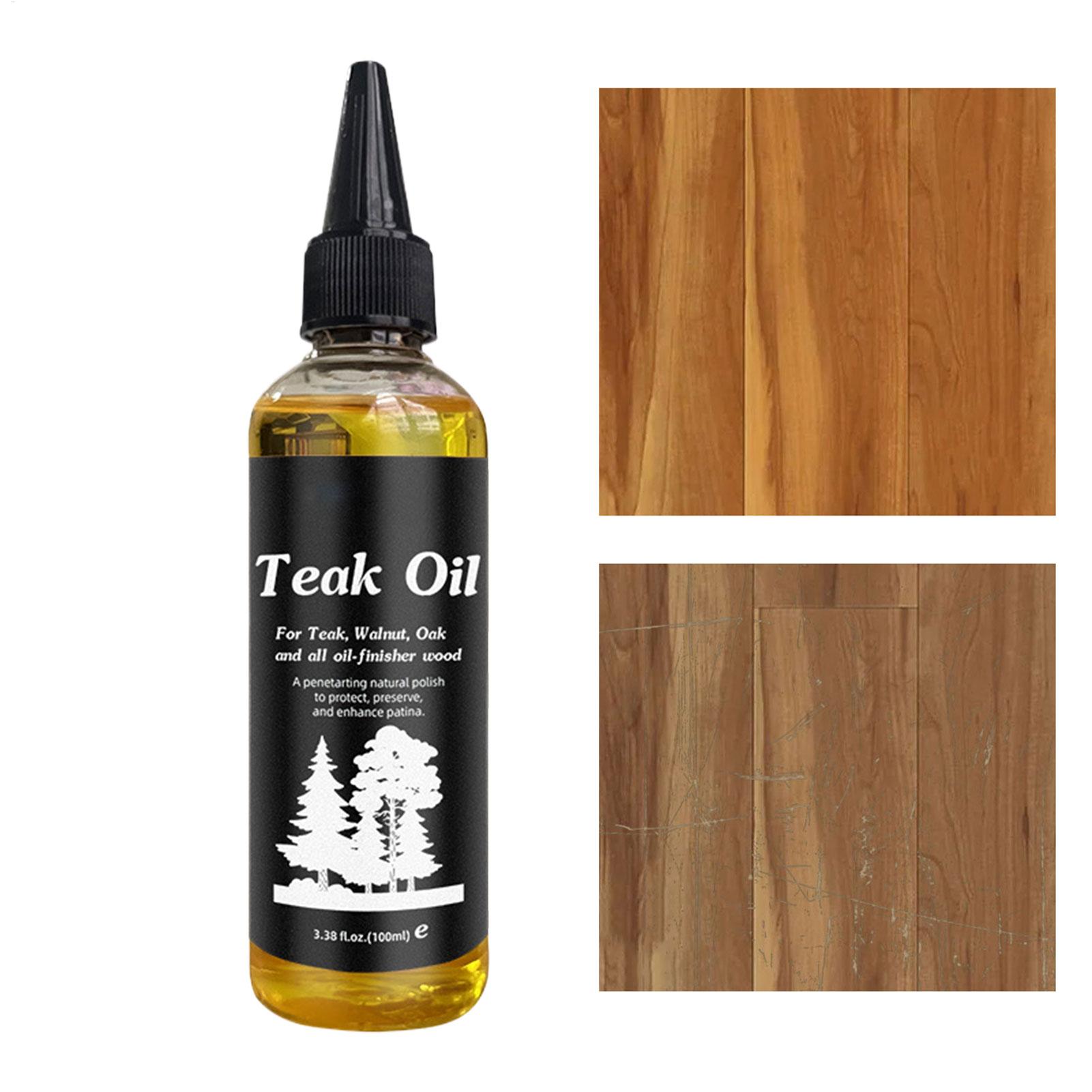 Outdoor Furniture Oil - 100ml Möbelöl Holzpolitur Möbel-Hartholzpolitur Pflegeprodukt Nicht-fettige