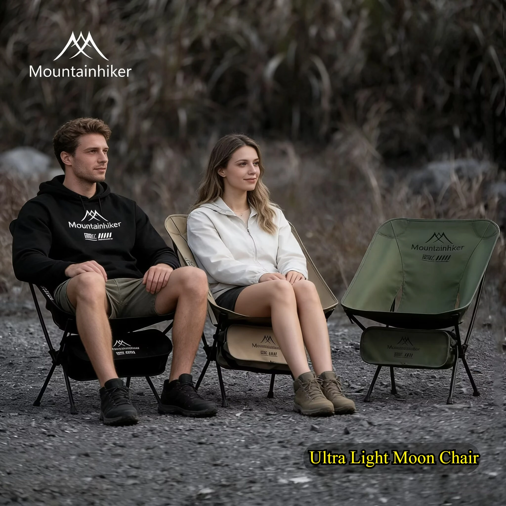 Outdoor Furniture Rocking Chair - MOUNTAINHIKER Upgrade Ultraleichter Mondstuhl für Camping,