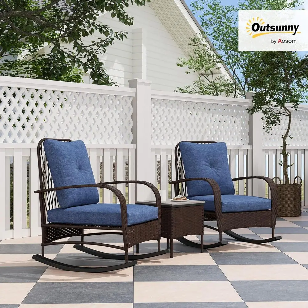 3-teiliges Gartenmöbel-Set aus – Outdoor Furniture Rocking Chair Bewertung und Preis