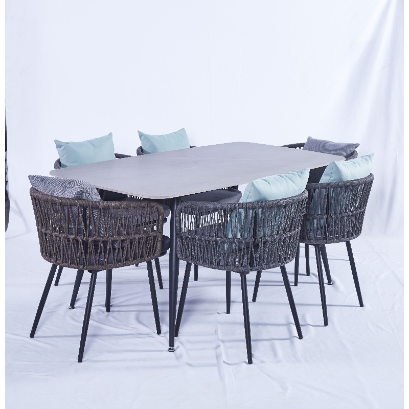 2023 Design Gewebter Seil-Outd – Outdoor Furniture Cafe Bewertung und Preis